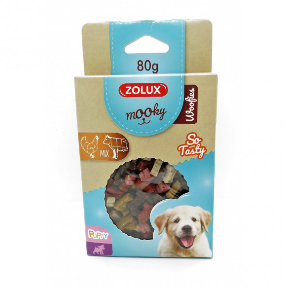 Friandise Pour Chiot.  Forme Petit Os. . 80 Grammes. Mix Poulet Bœuf. - Zolux - Zo-482180