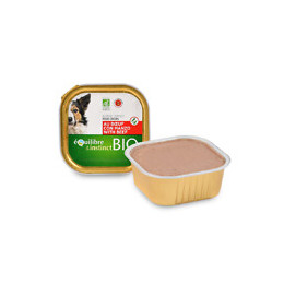 Une Terrine Bio Au Boeuf 1 Barquette De 300g Pour Chien 606129 - Equilibre & Instinct - Eq-05588