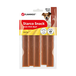 Friandise Starco Bâton Au Bœuf.  5 Pieces De 10 Cm. Pour Chien. - Flamingo Pet Products - Fl-518695