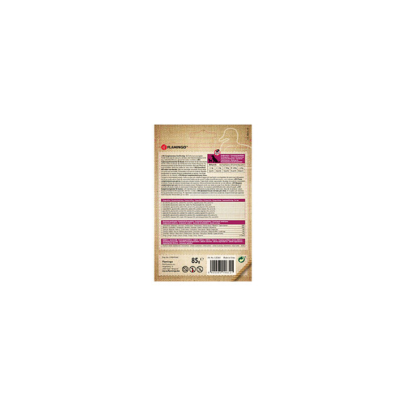 Friandise Pièces Canard .  Hapki Bbq. Pour Chien . 85 G. Sans Gluten. - Flamingo Pet Products - Fl-520268