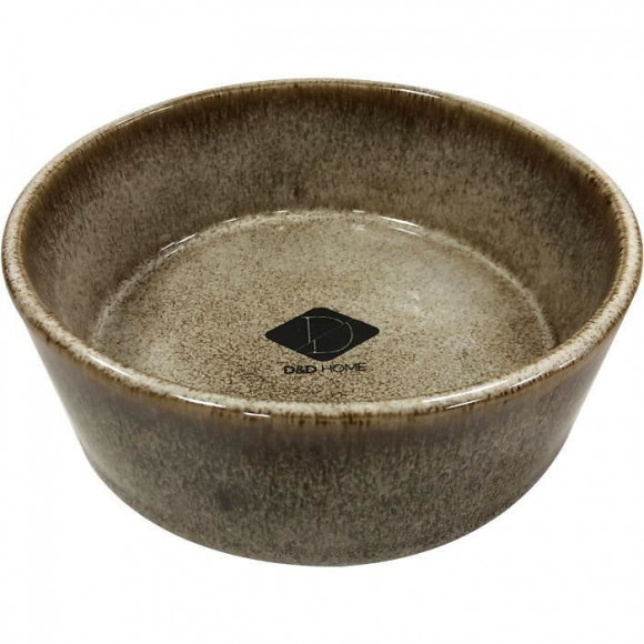 D+d Chien Gamelle Et Bol D`eau Jasper Sand  13,8x13,8x5,5cm 0,323kg