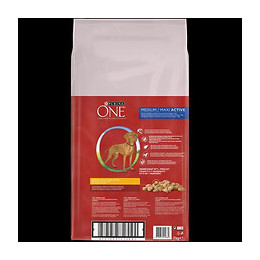 Purina One Croquettes Chien Medium Maxi Active Au Poulet Et Riz 7kg