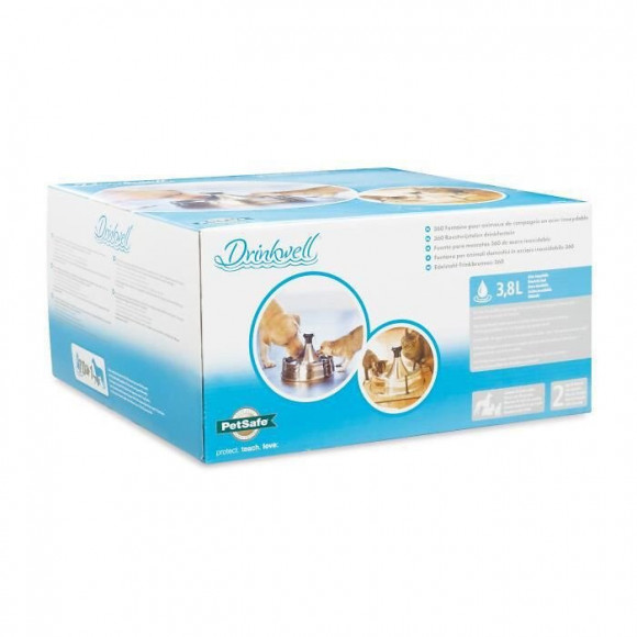 Petsafe Fontaine 360? - Inox - 3,8l