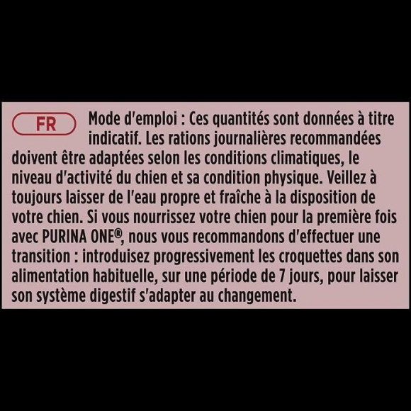 Purina One Croquettes Chien Medium Maxi Active Au Poulet Et Riz 7kg