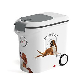 Curver Recipient Alimentaire A Roulettes Pour Chiens 35 L