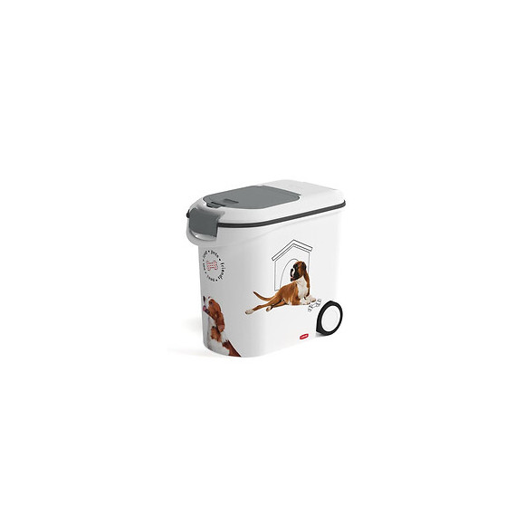 Curver Recipient Alimentaire A Roulettes Pour Chiens 35 L