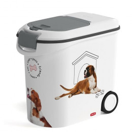 Curver Recipient Alimentaire A Roulettes Pour Chiens 35 L