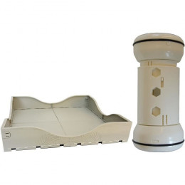 Distributeur De Croquettes Duo Pipolino-s+ Blanc