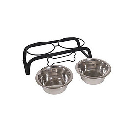 Diner Double En Fer En Forme Dos 800 Ml X 2