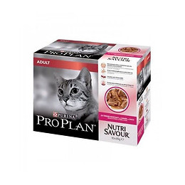 [lot De 2] Proplan Nutrisavour Canard Sauce - Chat Adulte - 10x85g