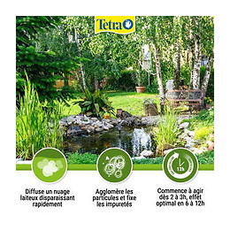 Tetra Conditionneur Deau Pond Crystal Water - Pour Poissons De Bassins - 1l
