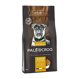 Paleocroq Croquettes Junior Toute Race Par Demavic - 2 Kg - Pour Chiot