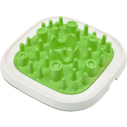 Savic Mangeoire Educative Enigma L - Vert - Pour Chat Et Chien