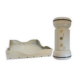 Distributeur De Croquettes Duo Pipolino-s+ Blanc