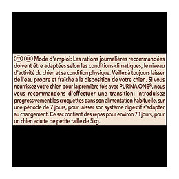 Purina One Croquettes Chien Mini Au Boeuf Et Riz 7kg