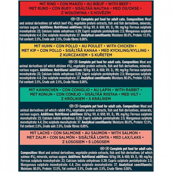 Gourmet Perle Les Filettines En Sauce Multivarietes - 60x85g