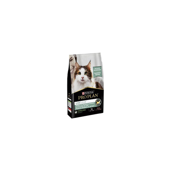 Pro Plan Liveclear Croquettes Riche En Saumon - Pour Chat Adulte Sterilise 1 An Et + - 2,8kg