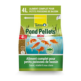 Tetra Aliment Complet Pond Pellets Mini En Granules - Pour Petit Poisson De Bassin - 4l