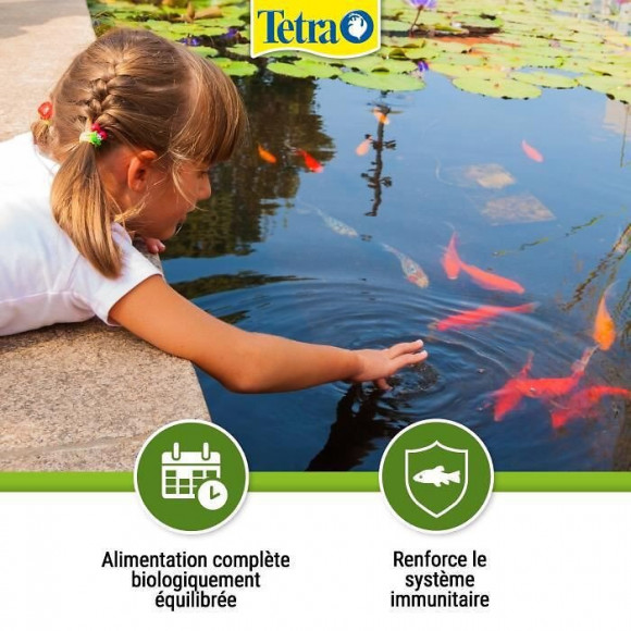 Tetra Aliment Complet Pond Pellets Mini En Granules - Pour Petit Poisson De Bassin - 4l