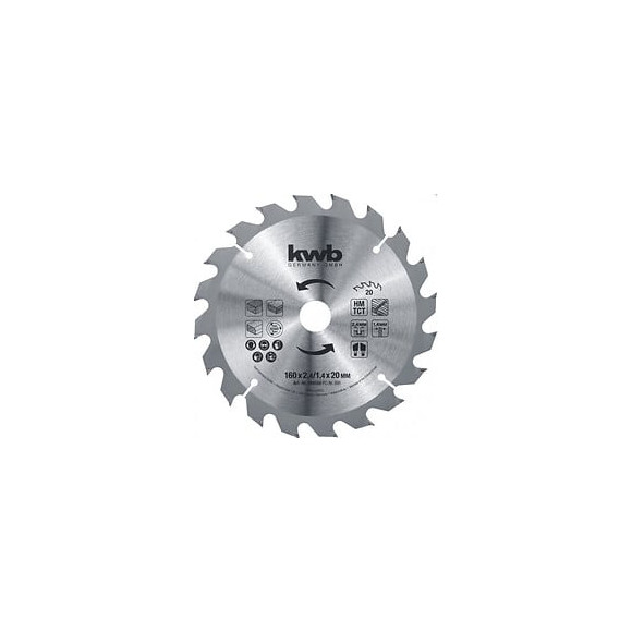 Scie Circulaire Hm D.190 X 30/20/16 X 30z Kwb