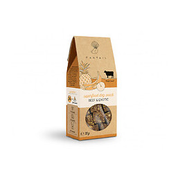 Friandise Au Bœuf Et Fruits, Sans Céréales Et Sans Gluten 70 G Pour Chien - Fantail - Va-17697