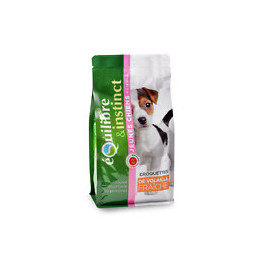 Croquettes De Viandes Fraiches A La Volaille, Sachet De 500g Pour Jeune Chien 501020 - Equilibre & Instinct - Eq-05504