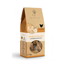 Friandise Au Poulet Et Fruits, Sans Céréales Et Sans Gluten 70 G Pour Chien - Fantail - Va-17696