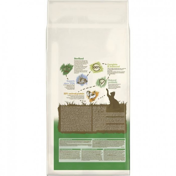 Purina Cat Chow Croquettes Pour Chat Adulte Sterilise - Riche En Dinde - 10 Kg