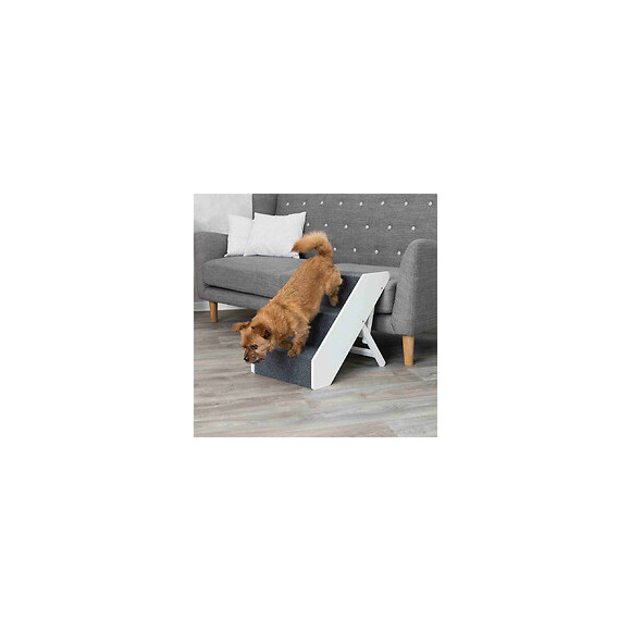 Trixie Escalier - 40 X 67 Cm - Reglable En Hauteur - Blanc - Pour Chien