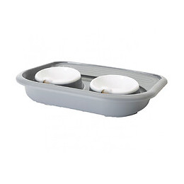 Plateau Repas 2x300 Ml, Majordome,  Pour Chien Ou Chat. - Savic - Va-14874