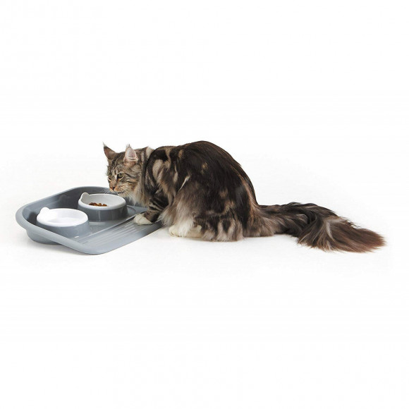 Plateau Repas 2x300 Ml, Majordome,  Pour Chien Ou Chat. - Savic - Va-14874