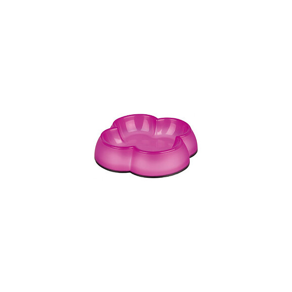 0.25 Litre Ø 12 Cm Gamelle Plastique Forme  Trèfle - Coloris Divers - Trixie - Tr-24430