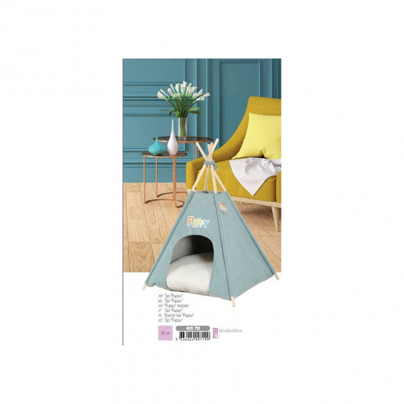 Tipi Puppy. 50 X 50 Cm X Hauteur 70 Cm. Pour Chiot. - Zolux - Zo-409719