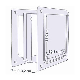 Chatière Pour Chien 2 Positions M-xl - Trixie - Tr-3879
