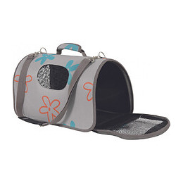 Panier De Transport Flower. Taille L. Couleur Gris. Pour Chat Ou Chien. - Zolux - Zo-423448gri