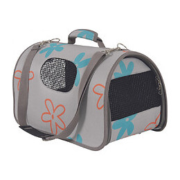 Panier De Transport Flower. Taille L. Couleur Gris. Pour Chat Ou Chien. - Zolux - Zo-423448gri