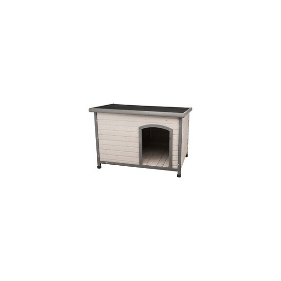 Niche Classic Toit Plat Taille L. 116 X 82 X 79 Cm . Grise. Pour Chiens - Trixie - Tr-39563
