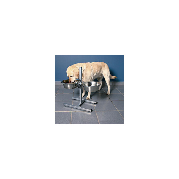 Bar 2 × 4.5 L Ø 28 Cm H 60 Cm  Max . Pour Chiens - Trixie - Tr-24923
