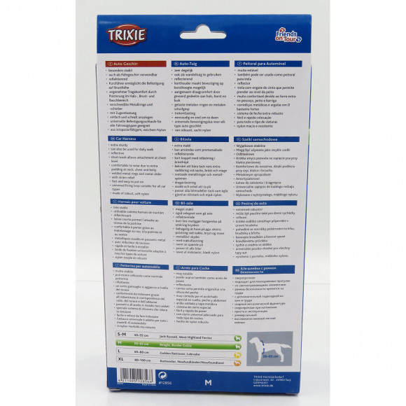 Harnais Pour Voiture Dog Comfort M Pour Chien - Trixie - Tr-12856