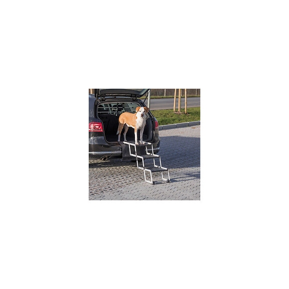 Escalier Repliable Falt -treppe. Accessoire Voiture  Pour Chien. 3 Marches. - Trixie - Tr-39376