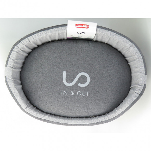 Corbeille In & Out. Pour Chien. 80 X 62 X 19 Cm. Couleur Gris. - Zolux - Zo-409709gri