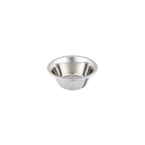 200 Ml,  Écuelles Acier Inox Pour Chien, Ø 10 Cm. - Trixie - Tr-24840