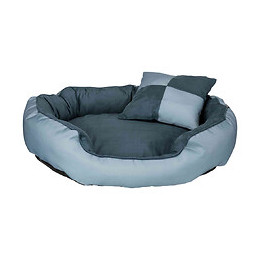 Lit Réversible Basko. 80 × 65 Cm. Pour Chien. Couleur Bleu. - Trixie - Tr-37546