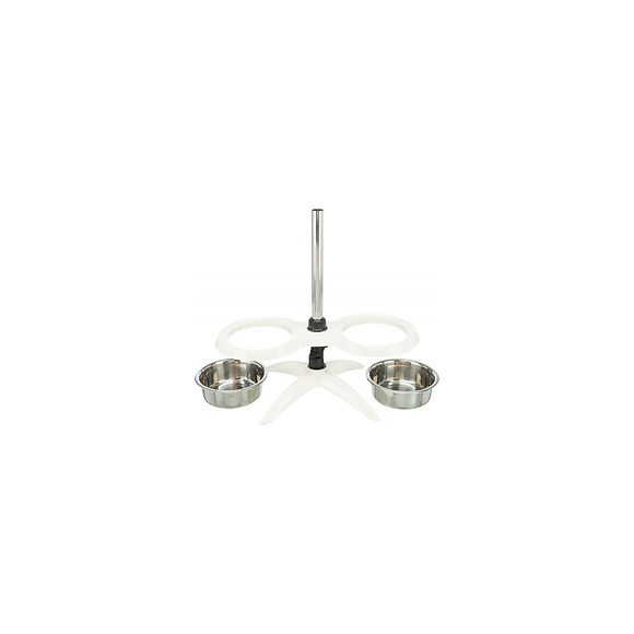 Bar Pour Chiens, Mélamine/acier Inoxydable 54 Cm - Trixie - Tr-25007