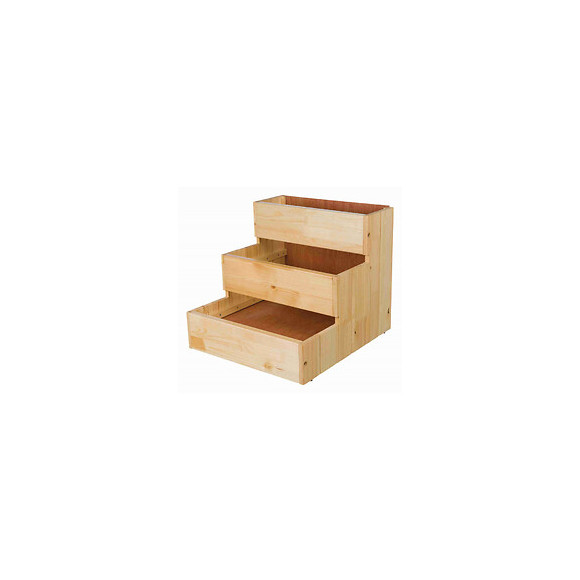 Escalier En Bois Pour Petit Chiens Taille 40 X 38 X 45 Cm - Trixie - Tr-3943