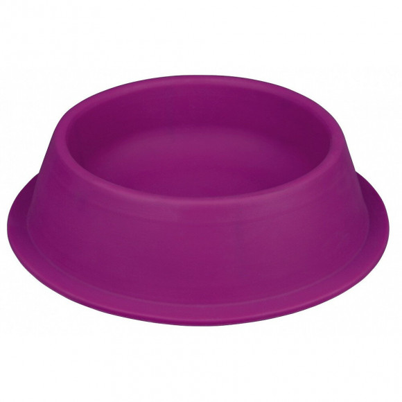1.25 Litre Gamelle En Silicone Violet Ou Gris - Couleur Aléatoire. - Trixie - Tr-25016