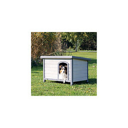 Niche Classic Toit Plat S-m . 85 X 58 X 60 Cm . Grise. Pour Chiens - Trixie - Tr-39561