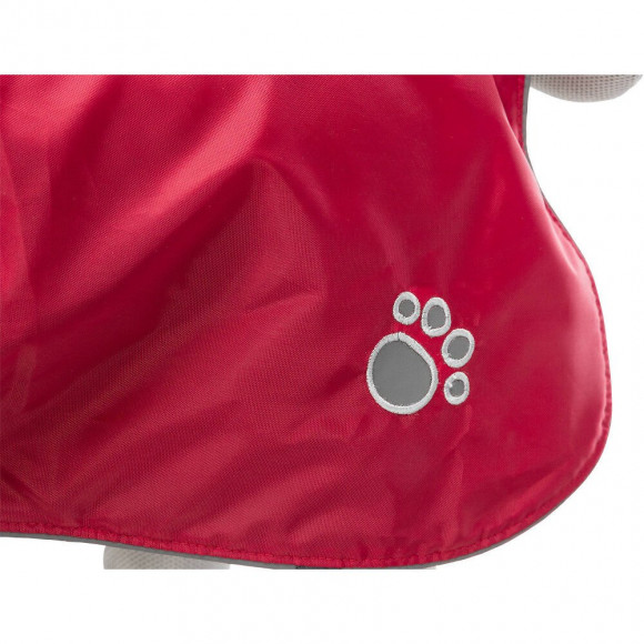 Manteau Orléans Rouge Taille M.  Encolure: 42-52 Cm. Pour Chiens. - Trixie - Tr-680314