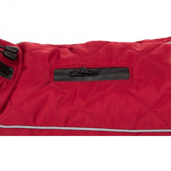 Manteau Minot Taille S- Encolure Max 33 Cm. Couleur Rouge. Pour Chien. - Trixie - Tr-67982