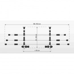 Grille De Séparation Pour Voiture 96-163 Cm Pour Chien. - Trixie - Tr-13171